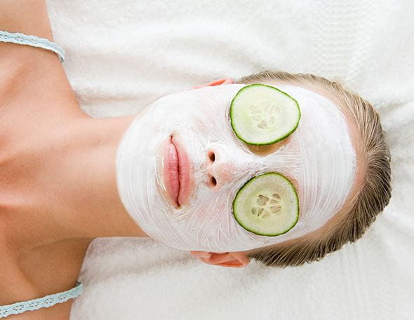 cucumber for natural skin tightening 