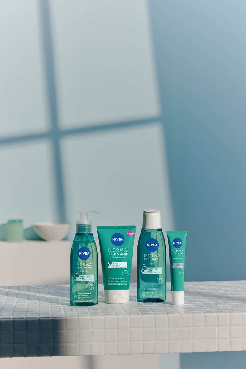 Nivea DermaSkin products range
